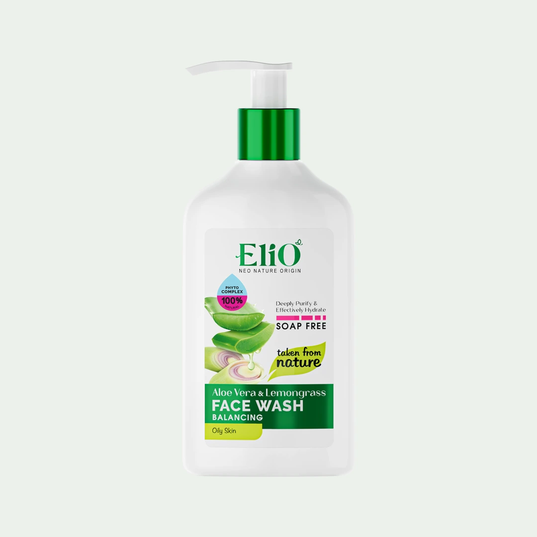 Elio aloe vera lemongrass face wash