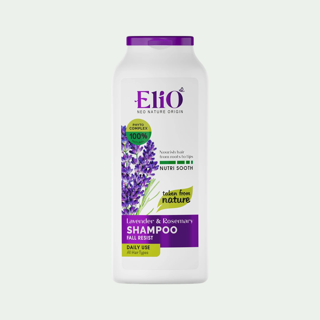 Elio lavender and rosemary shampoo