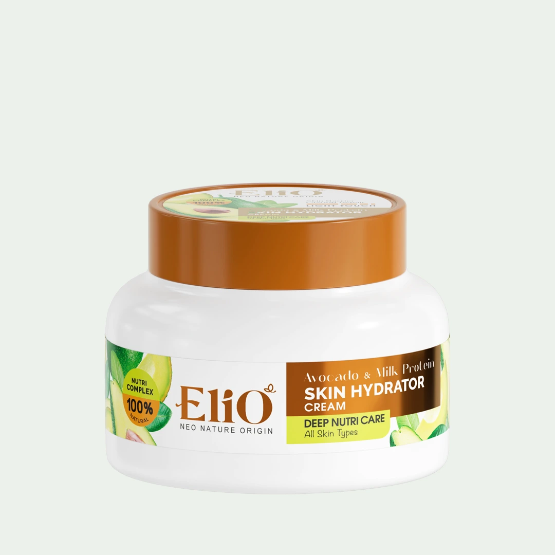 Elio avocado and milk skin hydrator jar cream