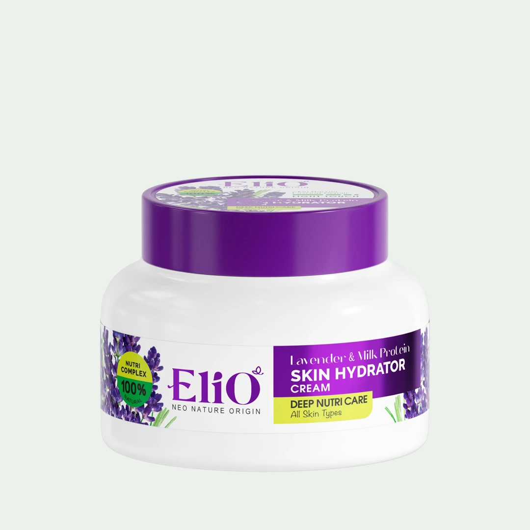 Elio lavender and milk skin hydrator jar cream