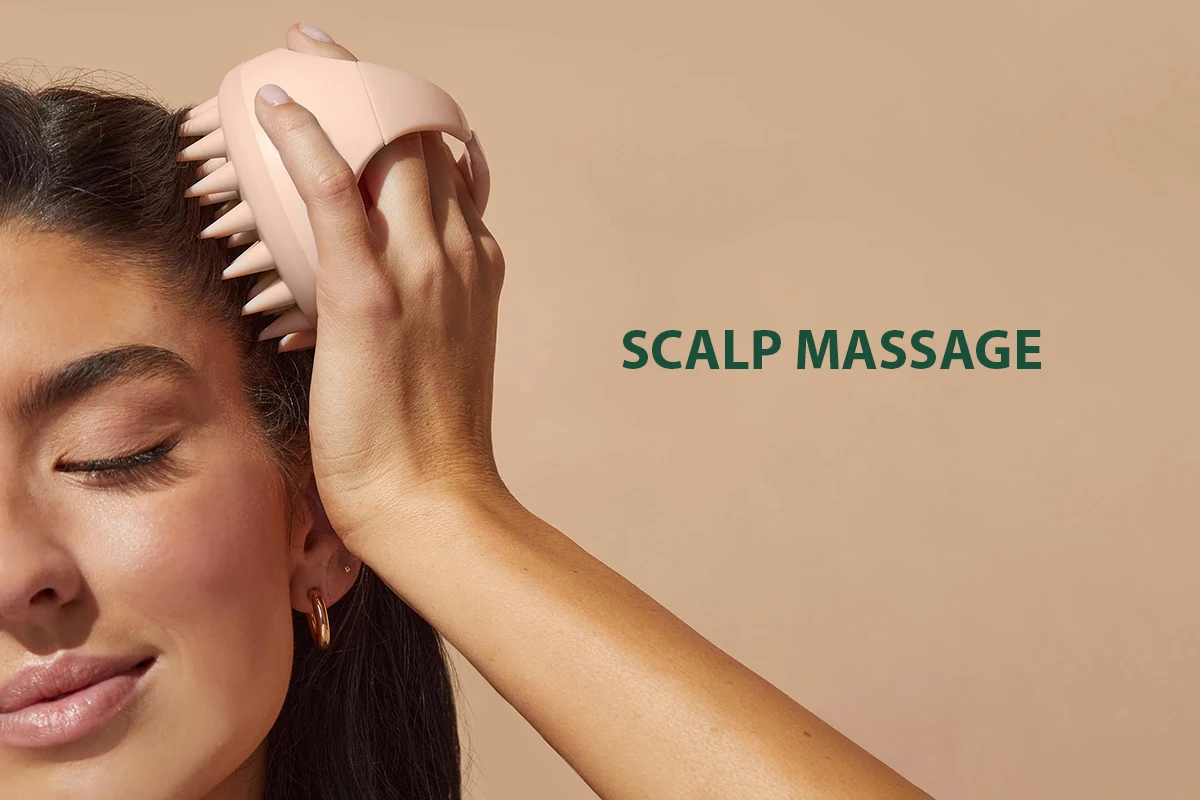 فواید ماساژ کف سر برای رشد مو